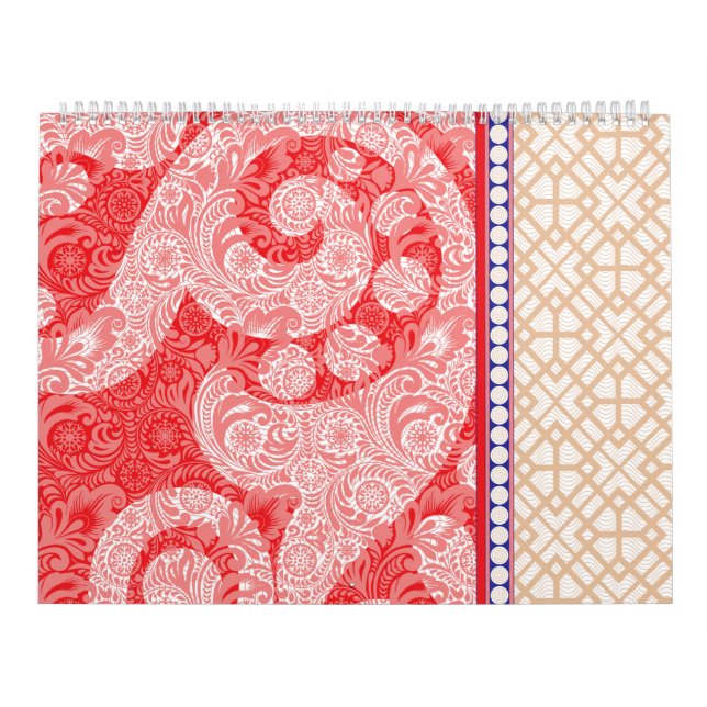 a card with a red heart on it calendar (Cover)