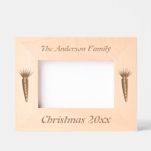 A Carrot for Christmas Reindeer Custom Etched Frames