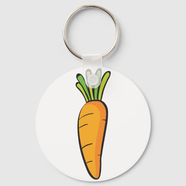 a carrot key ring (Front)