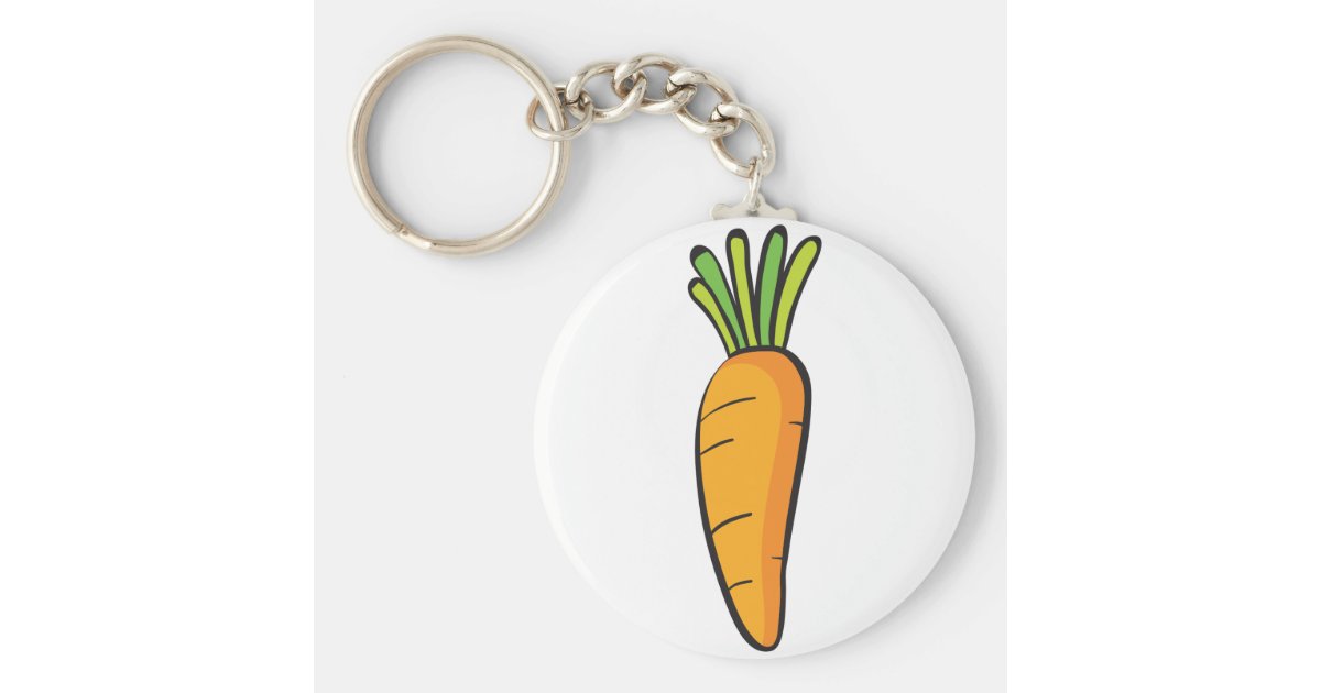 a carrot key ring Zazzle