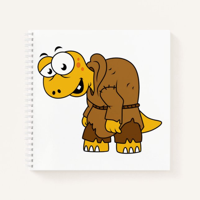 A Cartoon Dinosaur Hunchback. Notebook (Front)