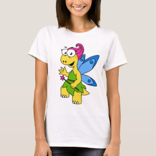 A Cartoon Fairysaur Dinosaur. T-Shirt