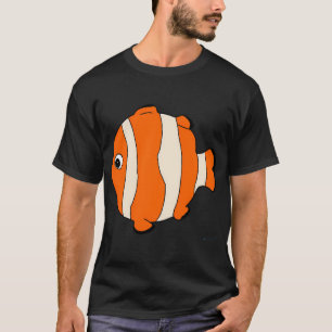 A cartoonish round clownfish kugli style X T-Shirt