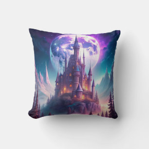 A Castle in Winter Cushion