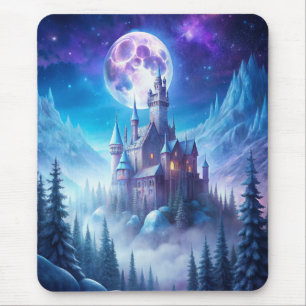 A Castle in Winter Mouse Mat