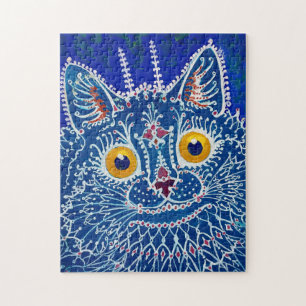 A Cat in Gothic Style by Louis Wain Jigsaw Puzzle