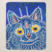 A cat in gothic style by Louis Wain