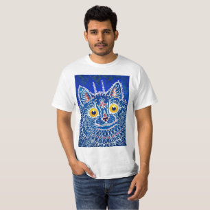 A cat in gothic style by Louis Wain  T-Shirt