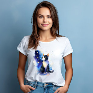 A Cat Named Nixie - Watercolor Style T-Shirt