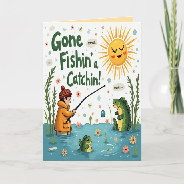 A Catch of a Birthday Card (Front)