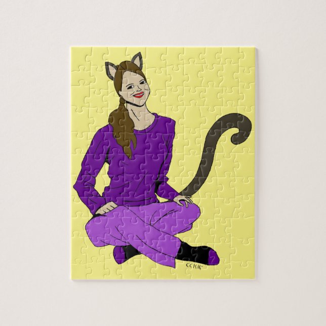 a catgirl jigsaw puzzle (Vertical)
