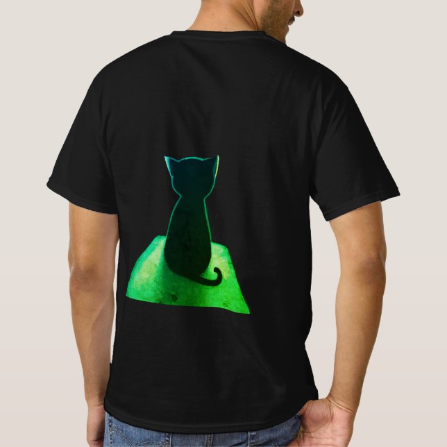 a cat's back T-Shirt (Back)