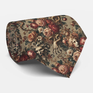 A Cautionary Flourish - Gothic Victorian  Tie