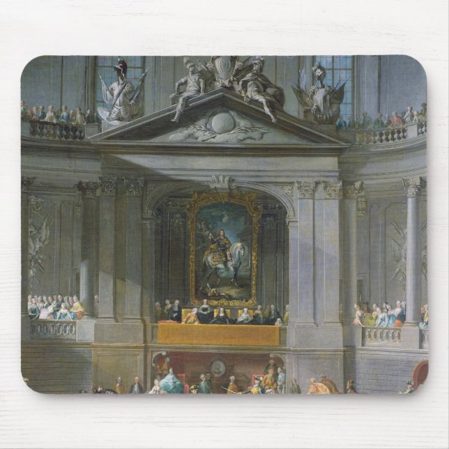 A Cavalcade in the Winter Riding School Mouse Mat (Front)