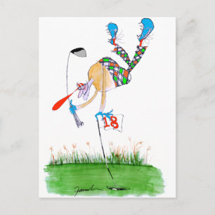 a celebration - golf, tony fernandes postcard