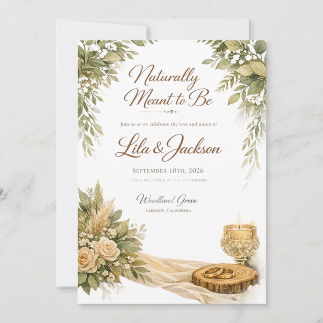 A Celebration of Forever Invitation (Front)