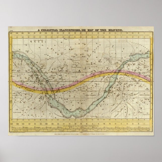 A Celestial Planisphere Poster (Front)