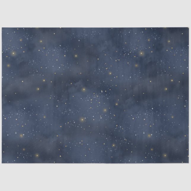 A Celestial Starry Night Series Design 13 Tissue Paper (Front)