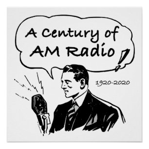 A Century of AM Radio Broadcasting Poster