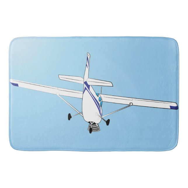 A Cessna in flight Bath Mat (Front)