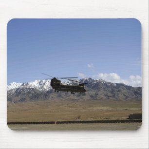 A CH-47 Chinook takes off Mouse Mat
