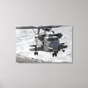A CH-53E Super Stallion helicopter Canvas Print