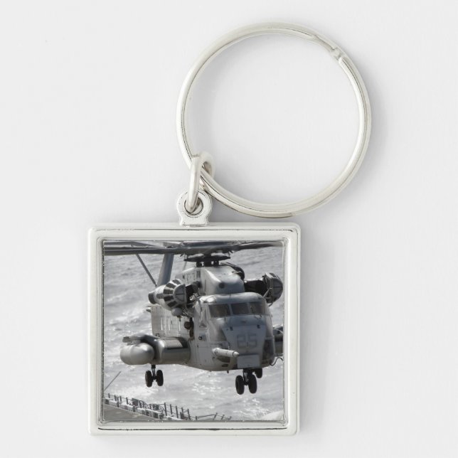 A CH-53E Super Stallion helicopter Key Ring (Front)