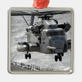 A CH-53E Super Stallion helicopter Metal Tree Decoration