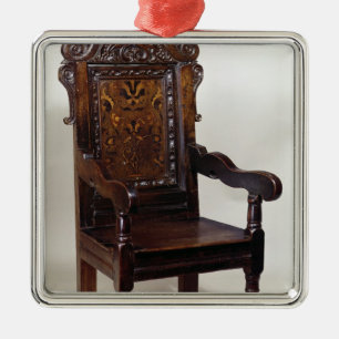 A Charles I armchair, mid 1600s Metal Tree Decoration
