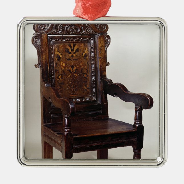 A Charles I armchair, mid 1600s Metal Tree Decoration (Front)