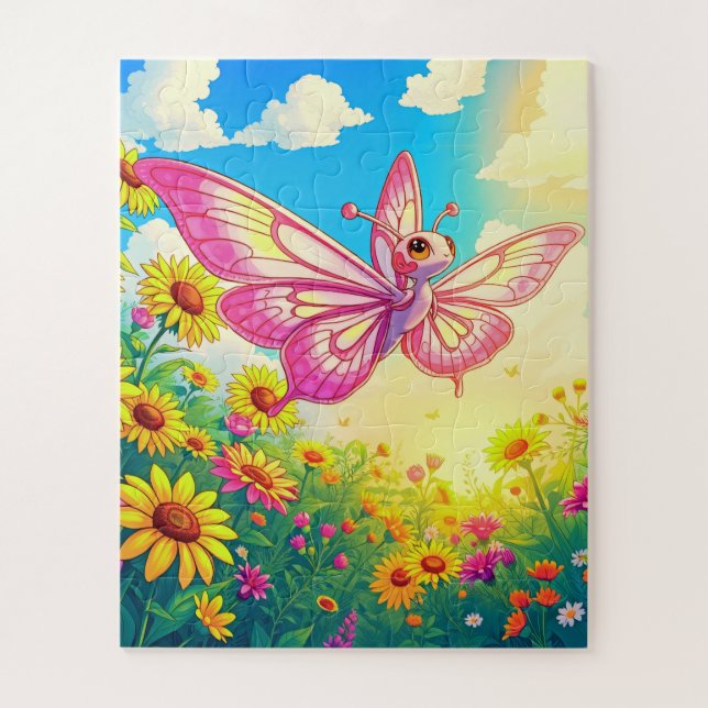 A charming butterfly-like creature jigsaw puzzle (Vertical)