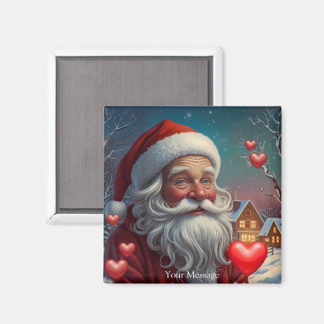 A charming Christmas themed Magnet (Front/Back)