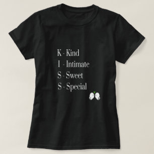 A charming romantic T-shirt for couples & woman