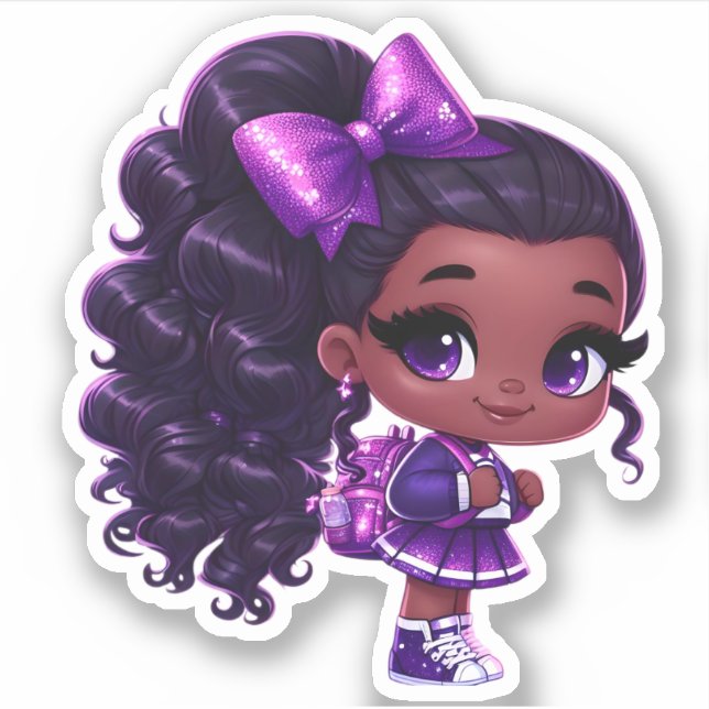 A Cheer Team Member - Purple (Front)