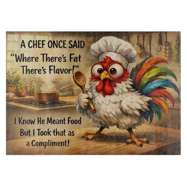 A Chef Once Said Cutting Board (Front)