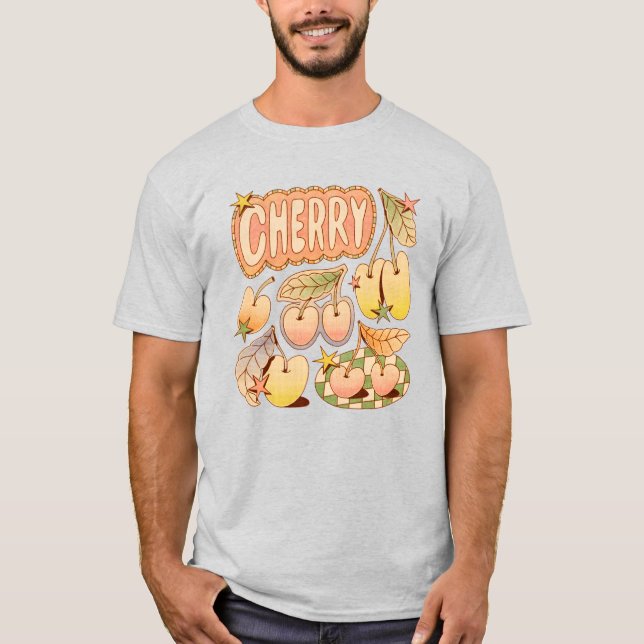 A Cherry / Cherry Illustrations T-Shirt (Front)