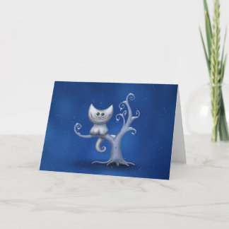 A Cheshire Kitten (Christmas) Holiday Card