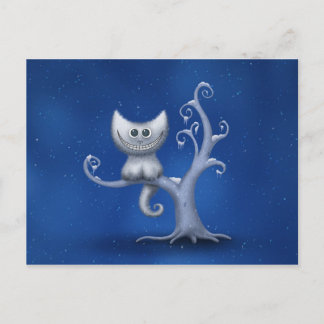 A Cheshire Kitten (Christmas) Holiday Postcard