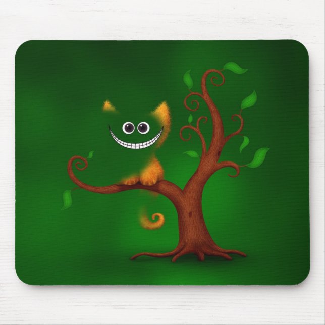 A Cheshire Kitten (Disappearing) Mouse Mat (Front)