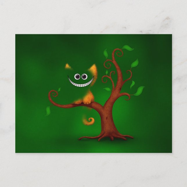 A Cheshire Kitten (Disappearing) Postcard (Front)
