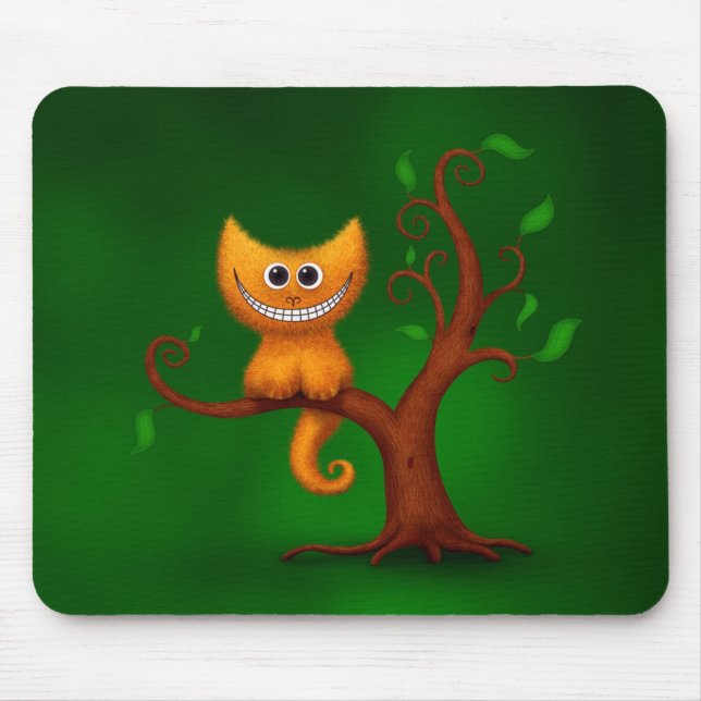 A Cheshire Kitten Mouse Mat (Front)