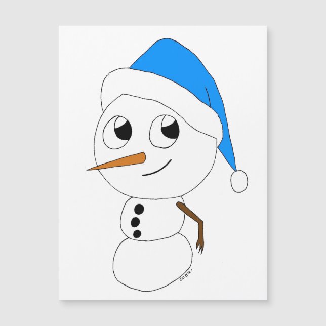 a chibi snowman     (Front)
