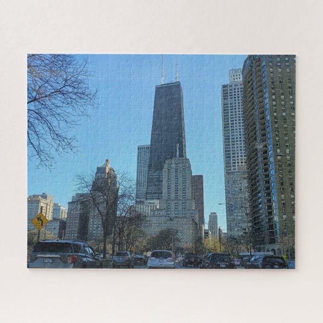 A Chicago Lake Shore Drive Jigsaw Puzzle (Horizontal)