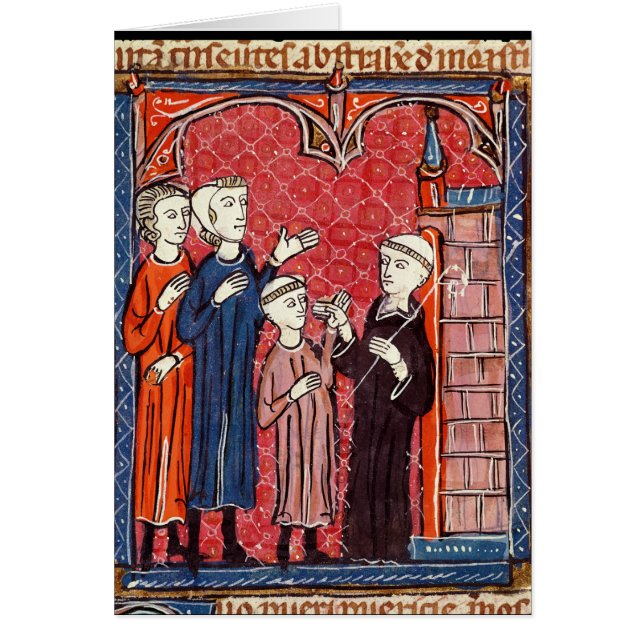 A Child Brought to a Monastery by his Parents (Front)