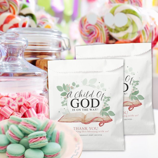 A Child Of God Baby Shower  Favour Bags (Creator Uploaded)