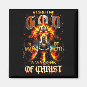 A Child Of Gods A Woman Of Faith A Warrior Of Chri Magnet