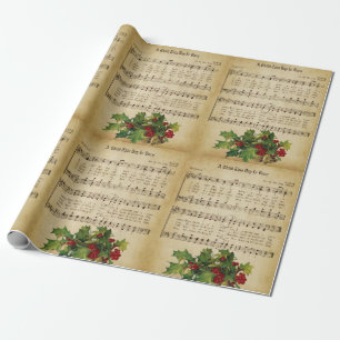 "A CHILD THIS DAY IS BORN" WRAPPING PAPER