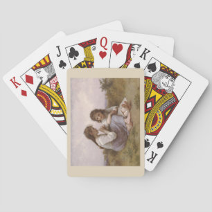 A Childhood Idyll by Bouguereau Playing Cards