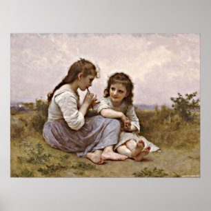 A Childhood Idyll, fine art painting, Poster