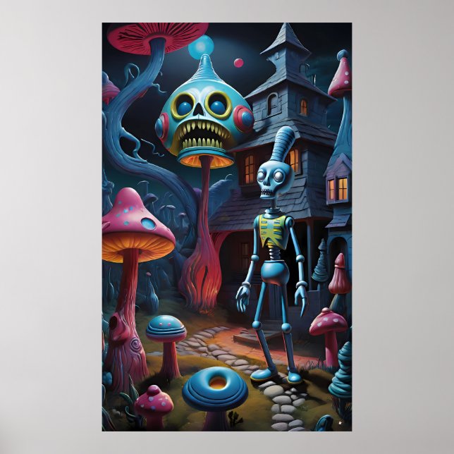 A Chill Hits Groll-Town - Ken Gauge Art Poster (Front)